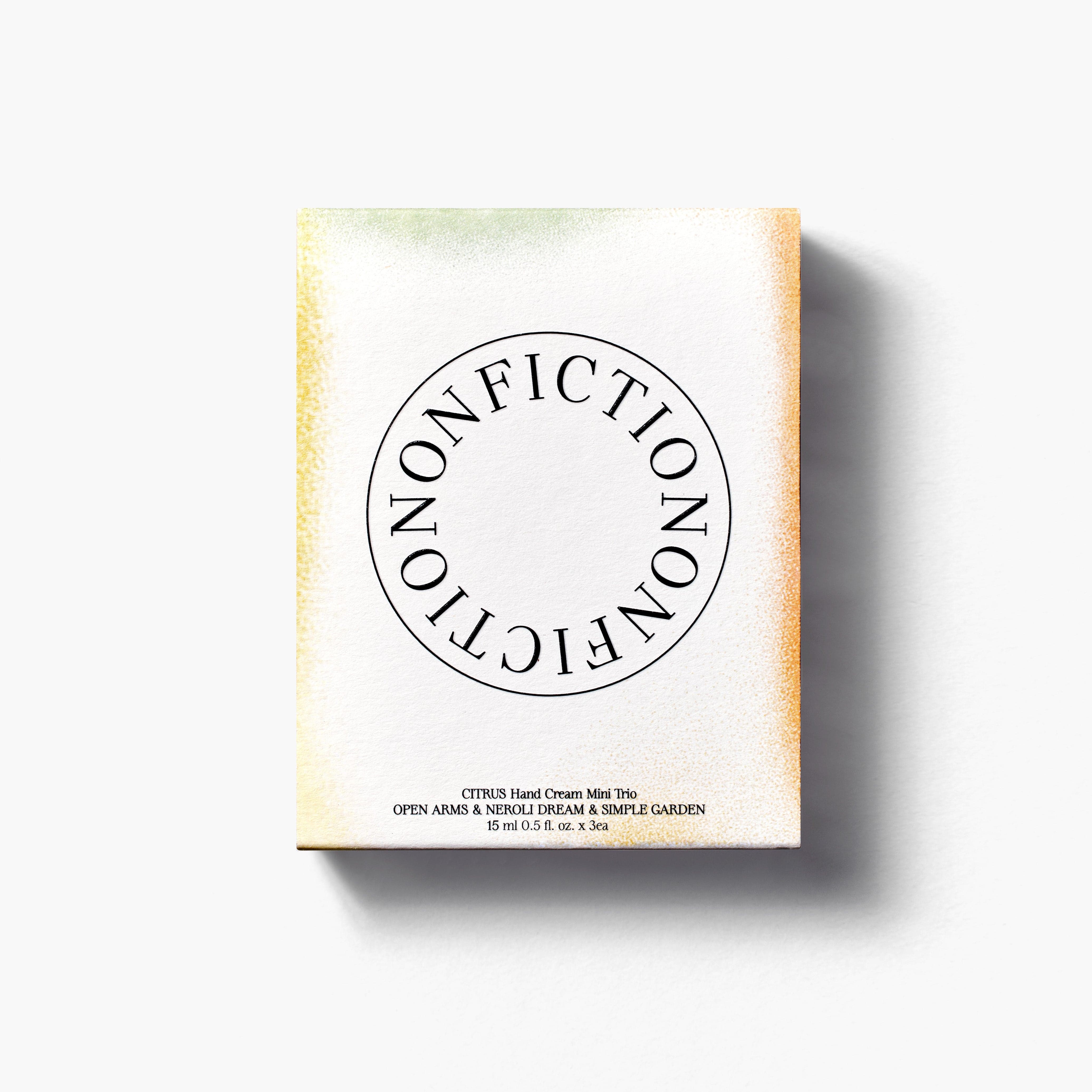 NONFICTION Gift Set 15mL Citrus Hand Cream Mini Trio