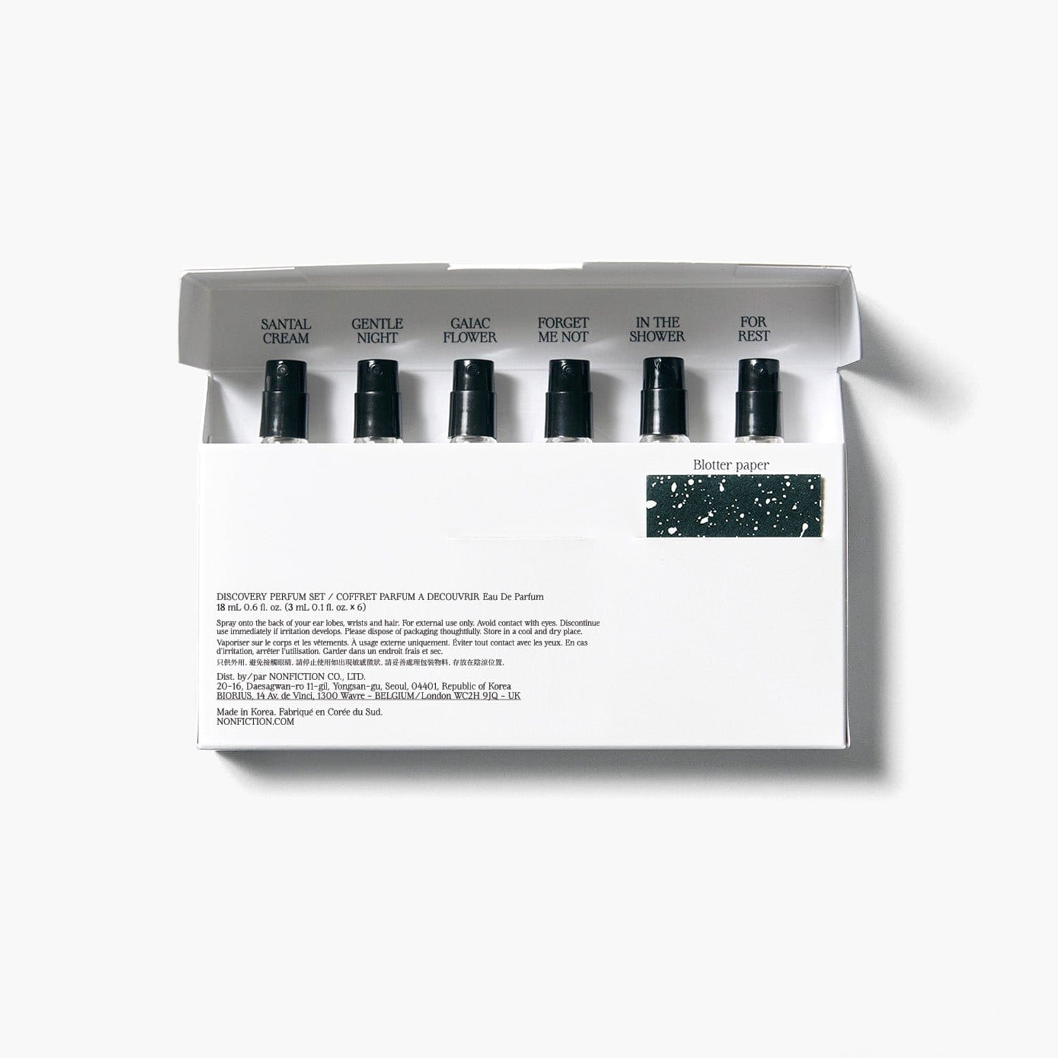 NONFICTION Perfume 3ml X 6 DISCOVERY EDP SET