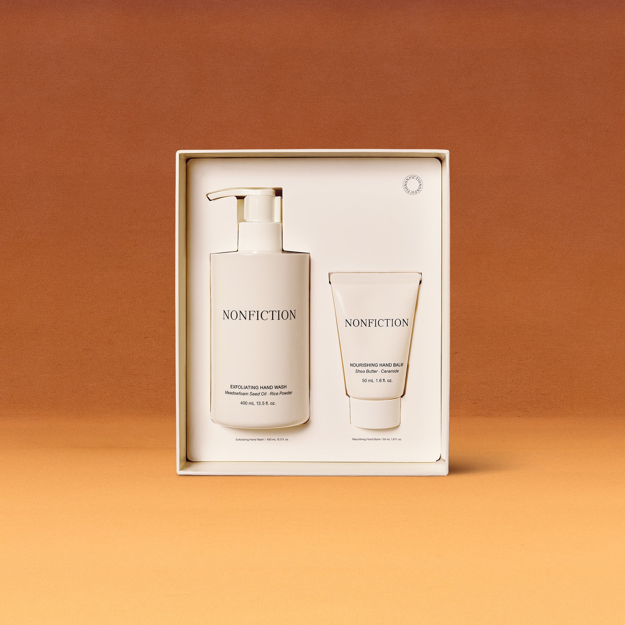 26 AUTUMN SPECIAL NONFICTION Gift Set 400ml + 50ml DEEP CARE Hand Care Set