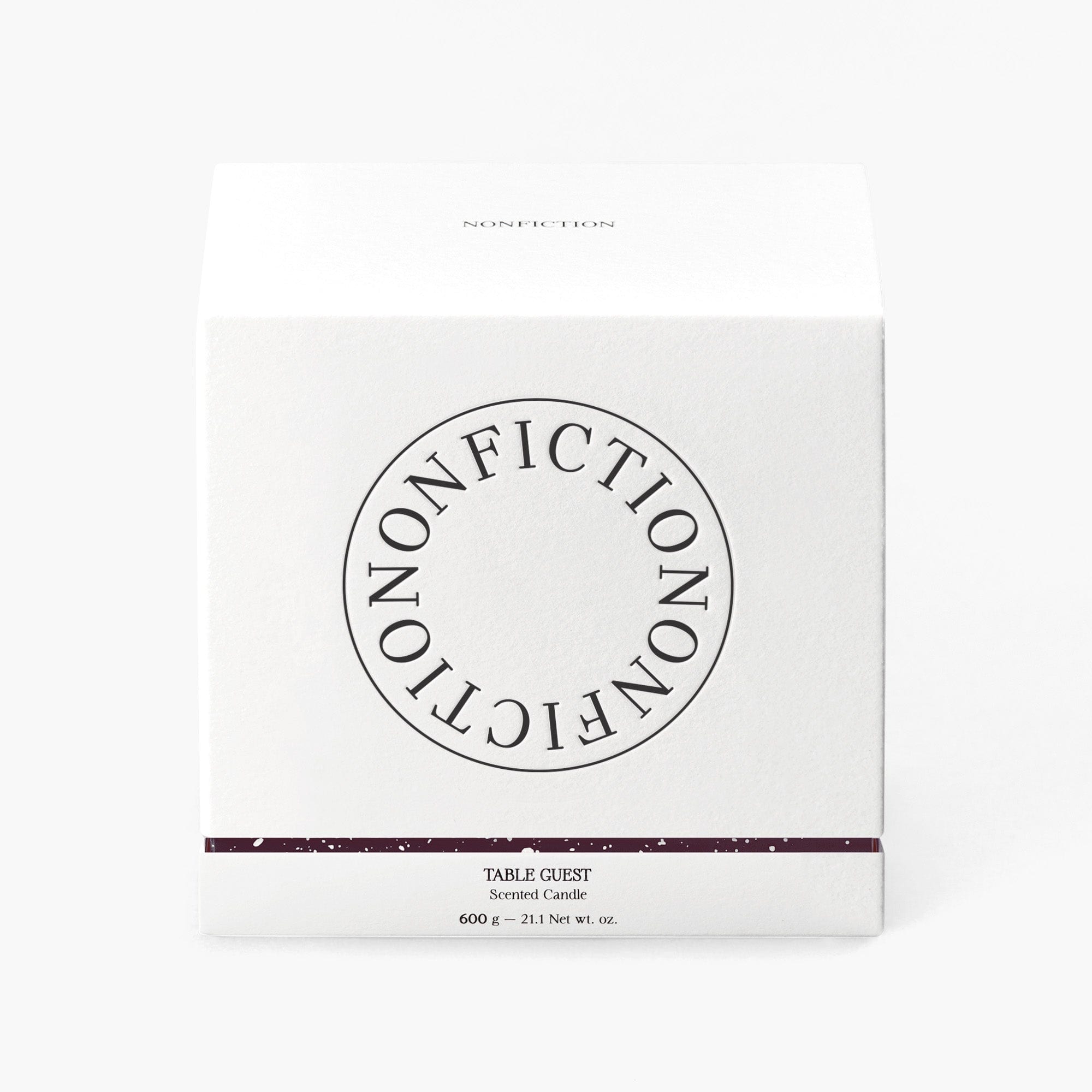 NONFICTION Candle 600g TABLE GUEST Large Scented Candle